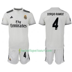 Jalkapallo Pelipaidat Real Madrid SERGIO RAMOS 4 Lasten Kotipaita 2018-2019 Lyhythihainen